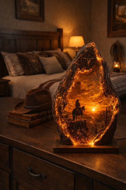 Western Resin Lamp